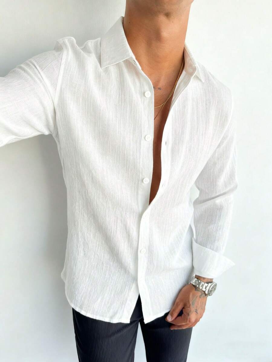 Chemise Blanche 100% Lin Riviera