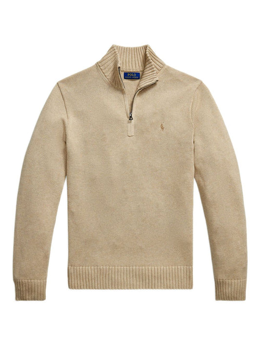 Suéter POLO RL Bordado e Zíper