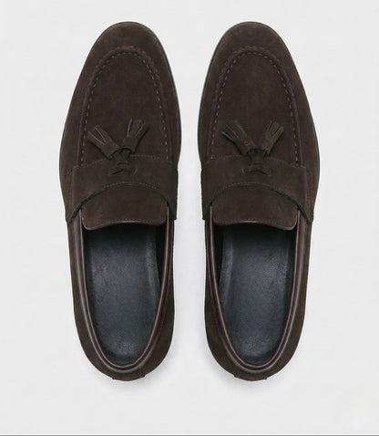 Mocassim Tassel Loafer de Camurça